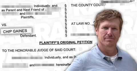 chip gaines once sued car crash injured toddler