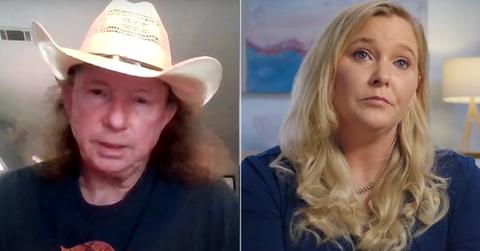 Split photo of Sky Roberts, Virginia Giuffre