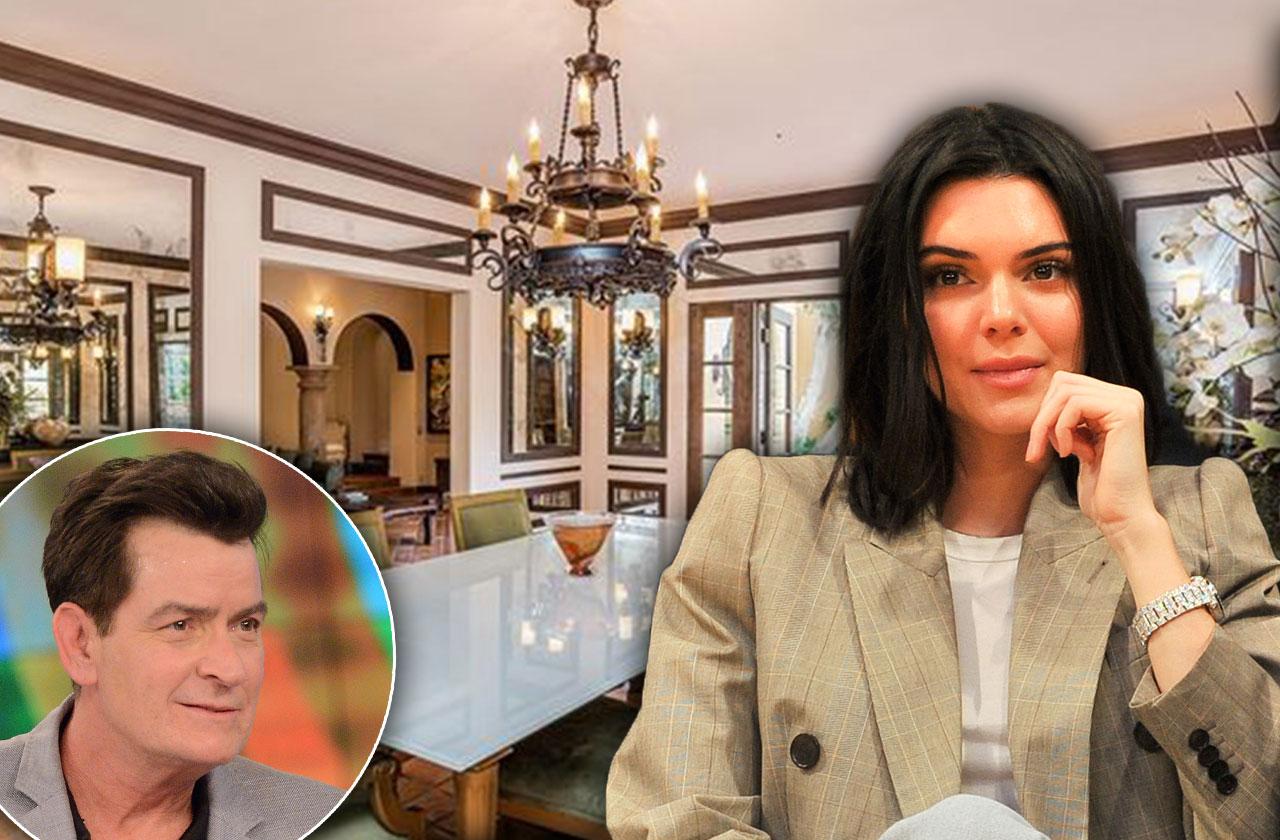 Kendall Jenner New Charlie Sheen Home