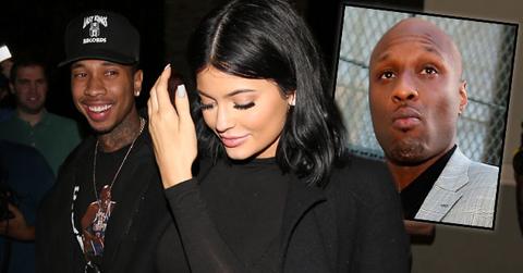 //kylie jenner tyga suprise party lamar odom deathbed