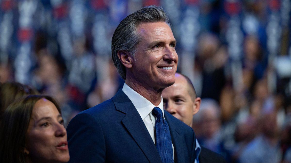 image of Both Newsom and his wife spoke out about Trump's dyslexia comments.