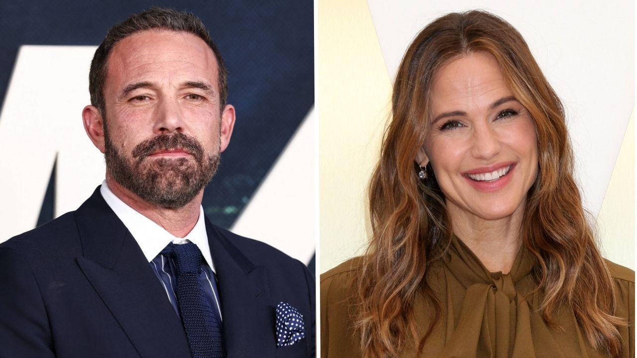 Split photos of Ben Affleck and Jennifer Garner