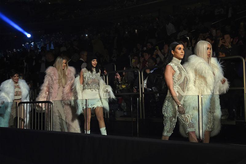 Kanye West Fashion Show Kim Kardashian Lamar Odom Caitlyn Jenner