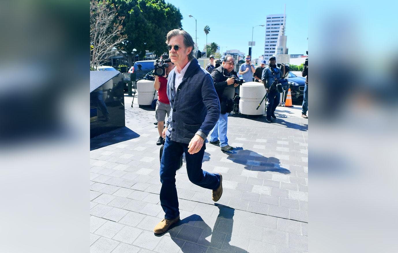 felicity huffman husband William H Macy appears court college cheating scandal