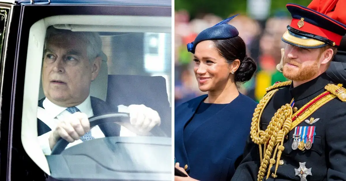 Photo of Andrew Windsor, Meghan Markle, Prince Harry