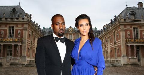 //kim kanye wedding versailles pp