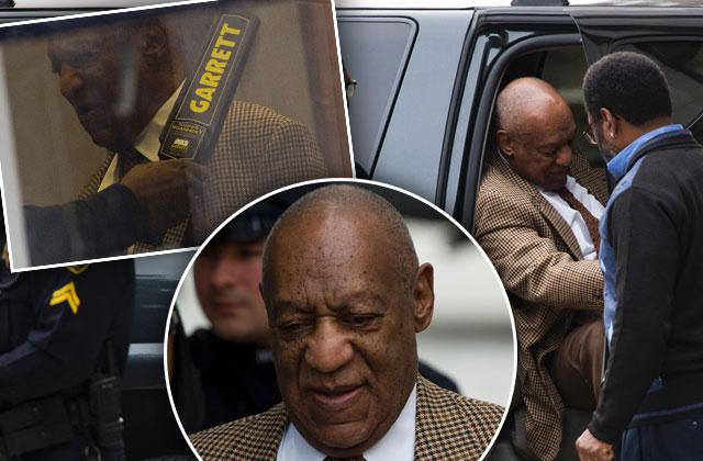 bill cosby sexual assault case blind defense trial pretrial arrival pics