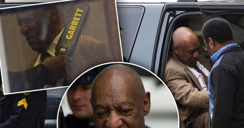 bill cosby sexual assault case blind defense trial pretrial arrival pics