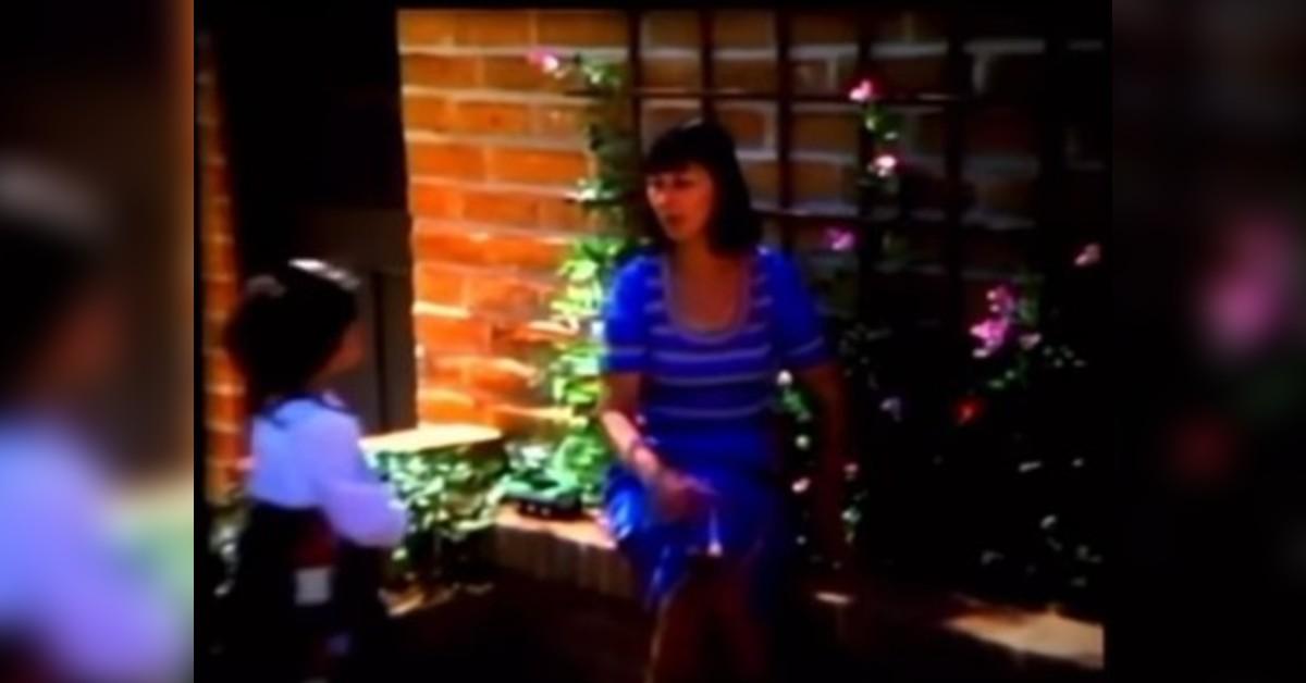 A young Nancy Guthrie could be seen with her children in the tribute video.