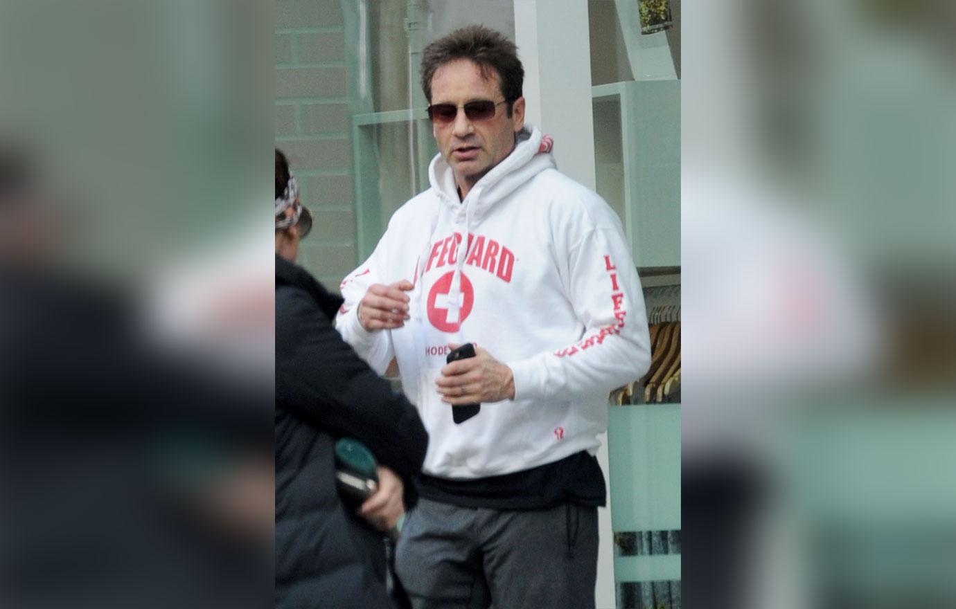 //David Duchovny young girlfriend Canada