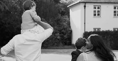 Composite photo of Harry and family.