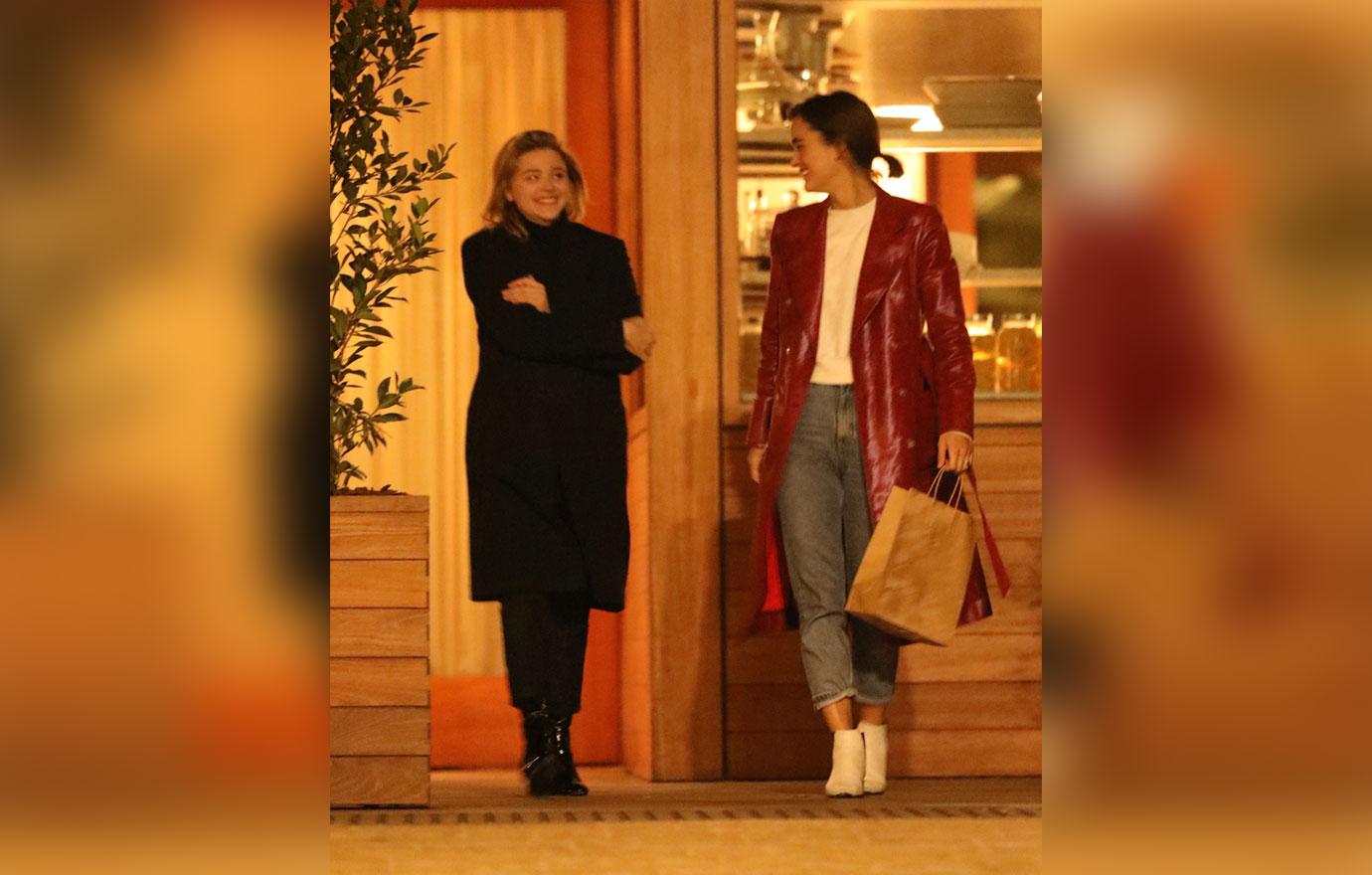 Chloe Grace Moretz Kisses Model Kate Harrison On A Date