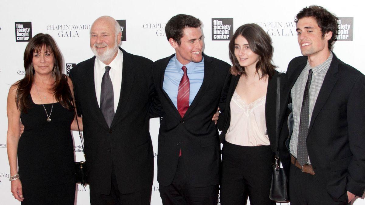 picture of Jake Reiner, Nick Reiner, Rob Reiner, Romy Reiner and Michele Singer