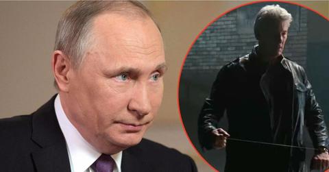 Split photos of Vladimir Putin and Richard Gere