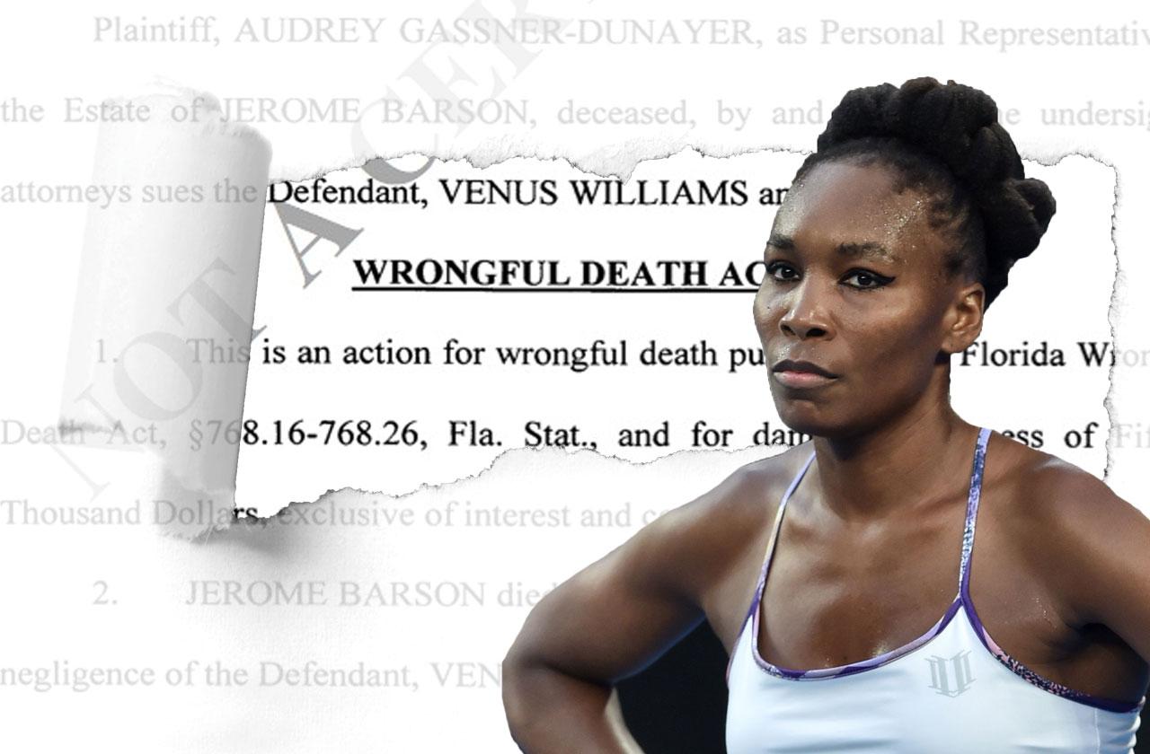 //venus williams fatal car accident wrongful death lawsuit pp