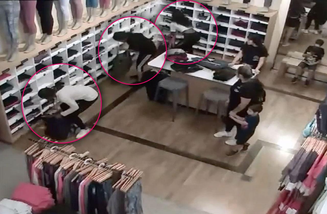 Female Gang Steals Yoga Pants California Lululemon