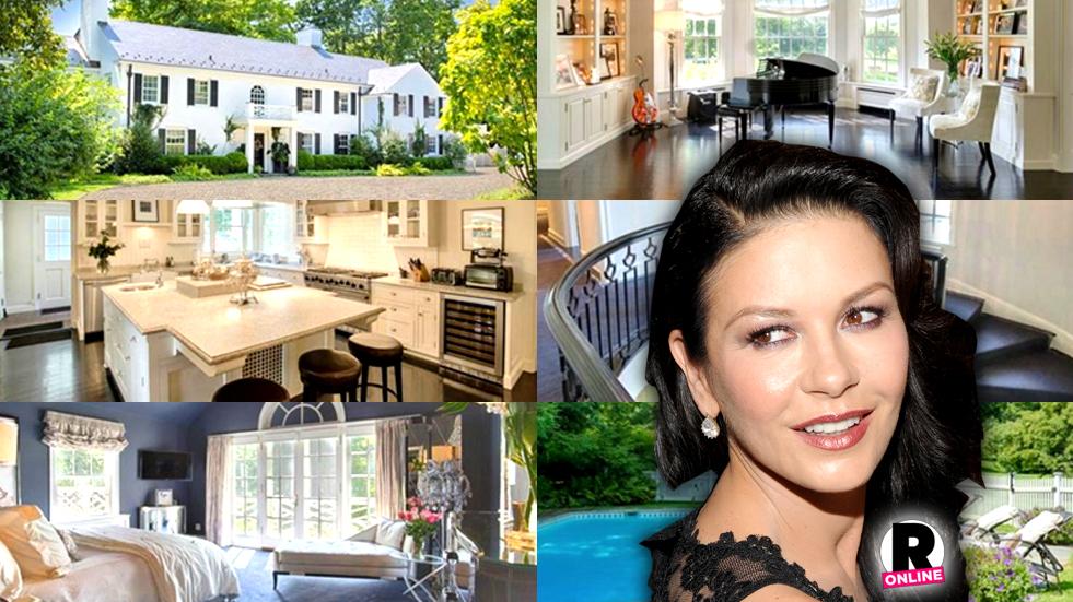 //catherine zeta jones lists country home separation  pp sl