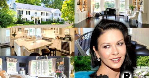 //catherine zeta jones lists country home separation pp sl