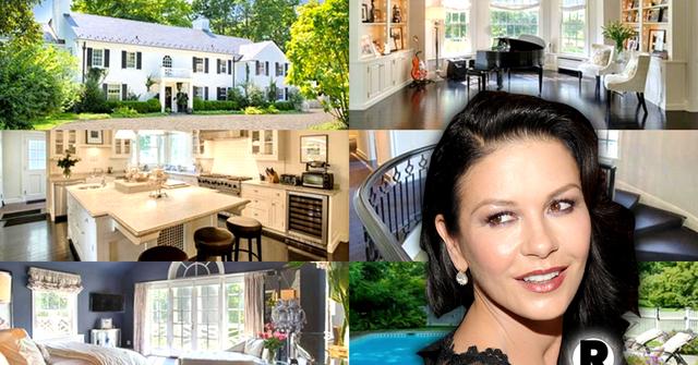 //catherine zeta jones lists country home separation pp sl
