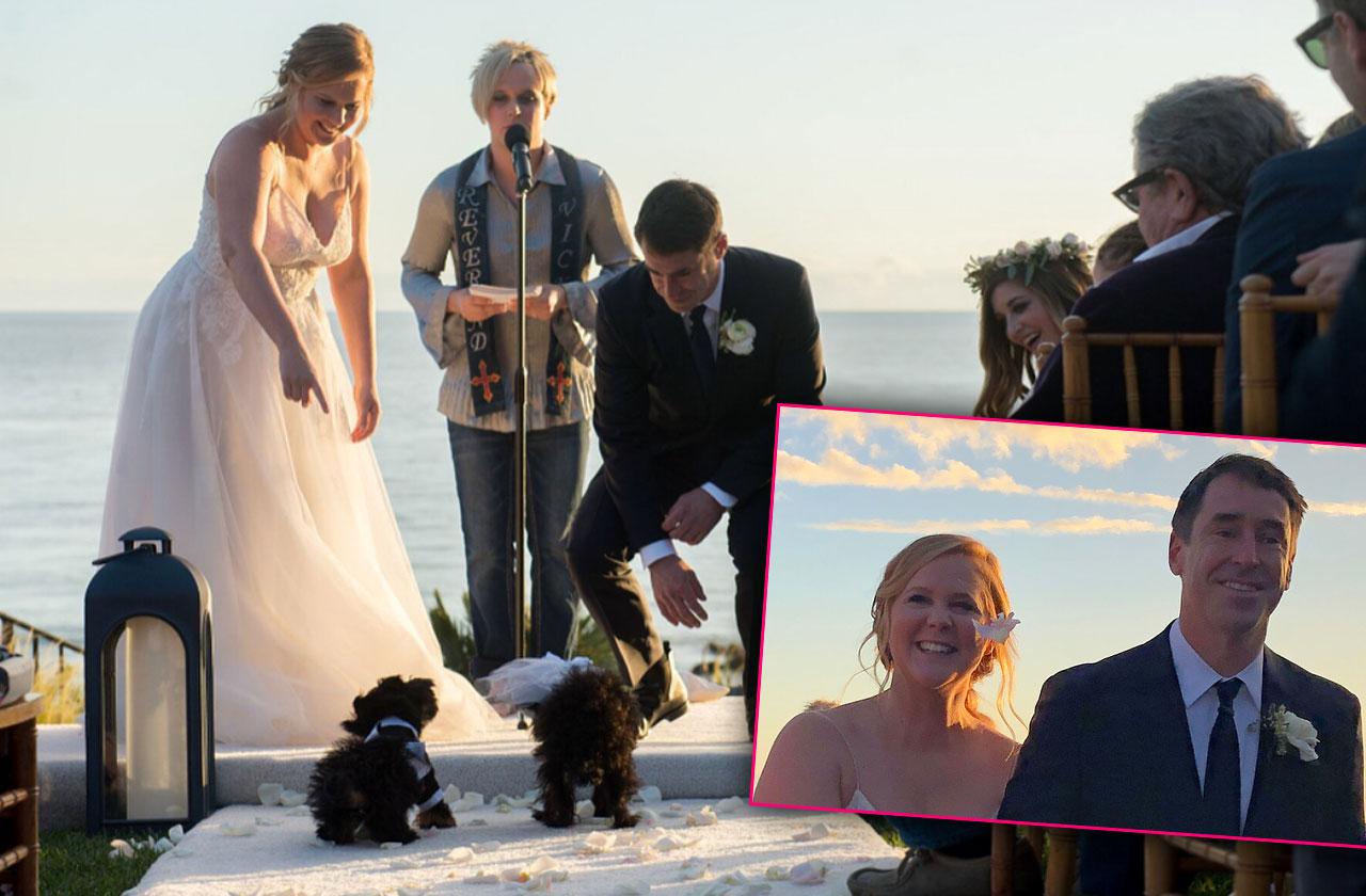 //Amy Schumer Married Wedding Photos pp