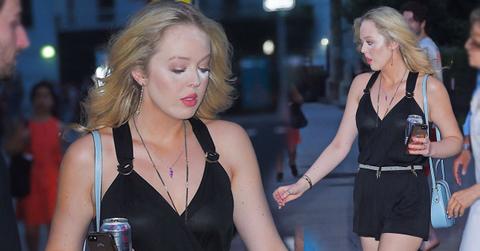 Tiffany Trump Romper Legs Bra See Through Top