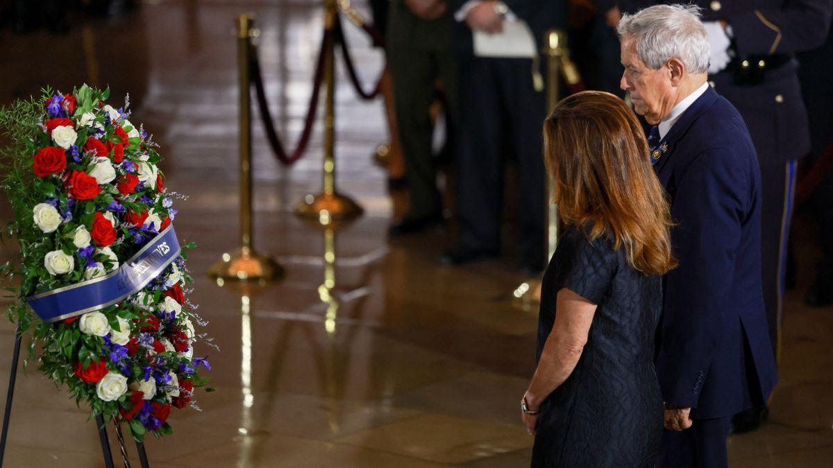 Lindsey Graham's memorial was on July 28.