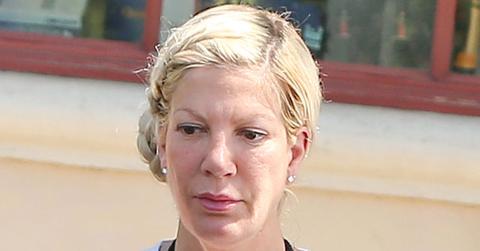 //tori spelling broke psychic job