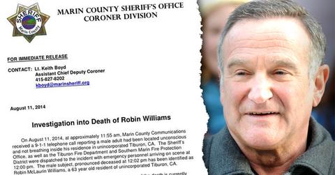 //robin williams marin county sherrif coroner report pp sl