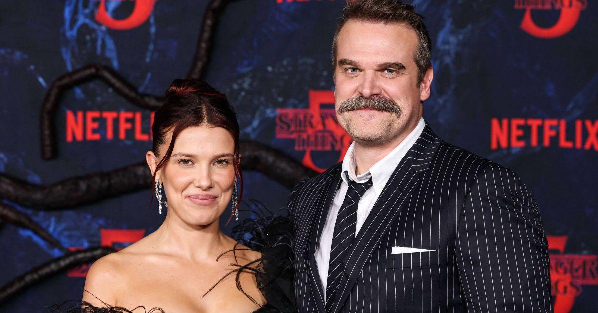 Photo of Millie Bobby Brown and David Harbour