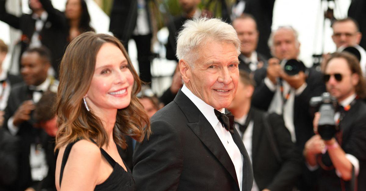 calista flockhart and harrison ford  years