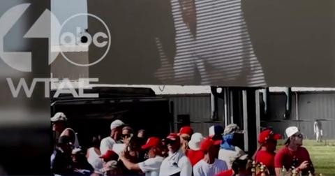 Video taken at the Pennsylvania Trump rally.