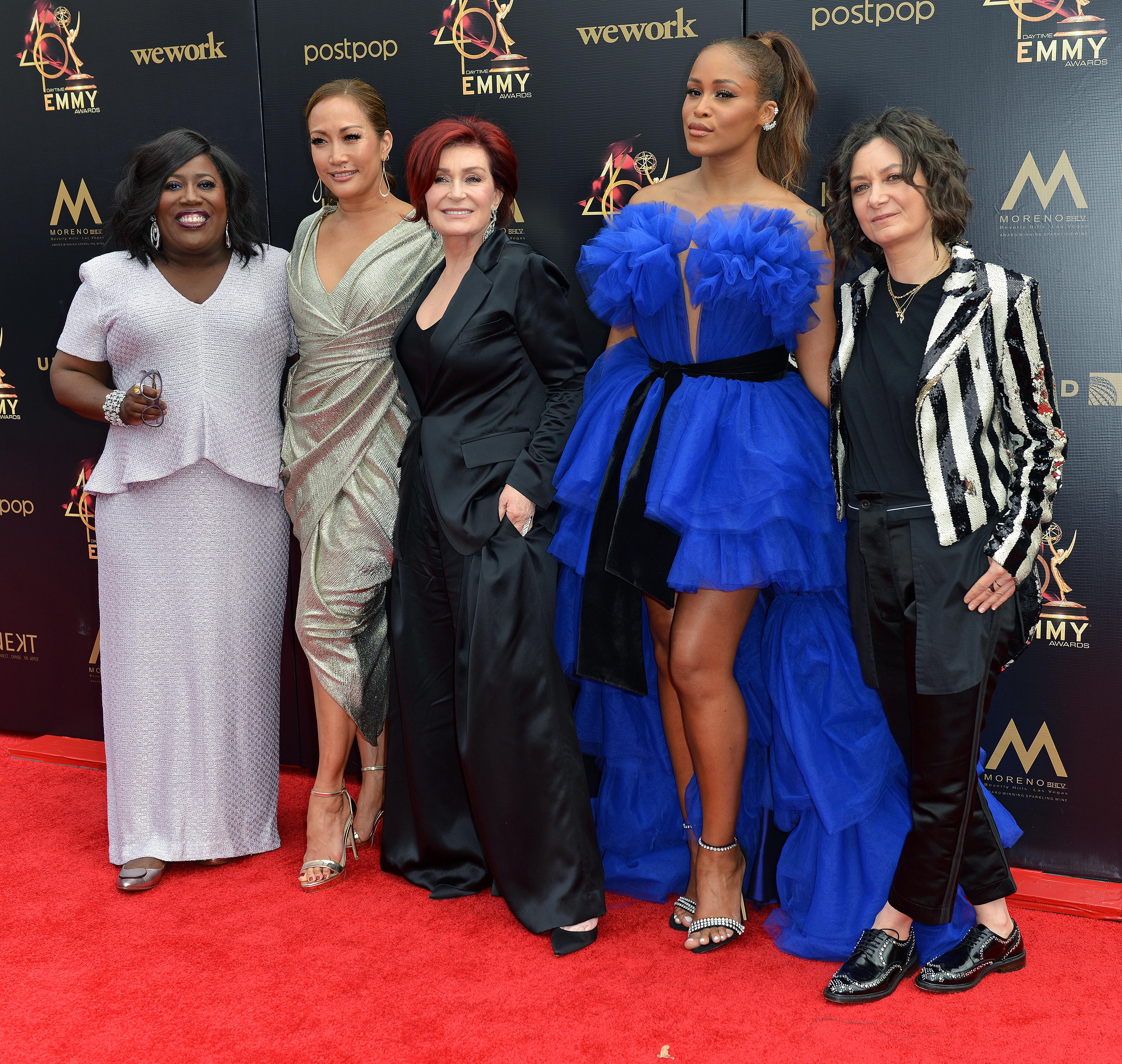 Sheryl Underwood, Carrie Ann Inaba, Sharon Osbourne, Eve and Sara Gilbert 