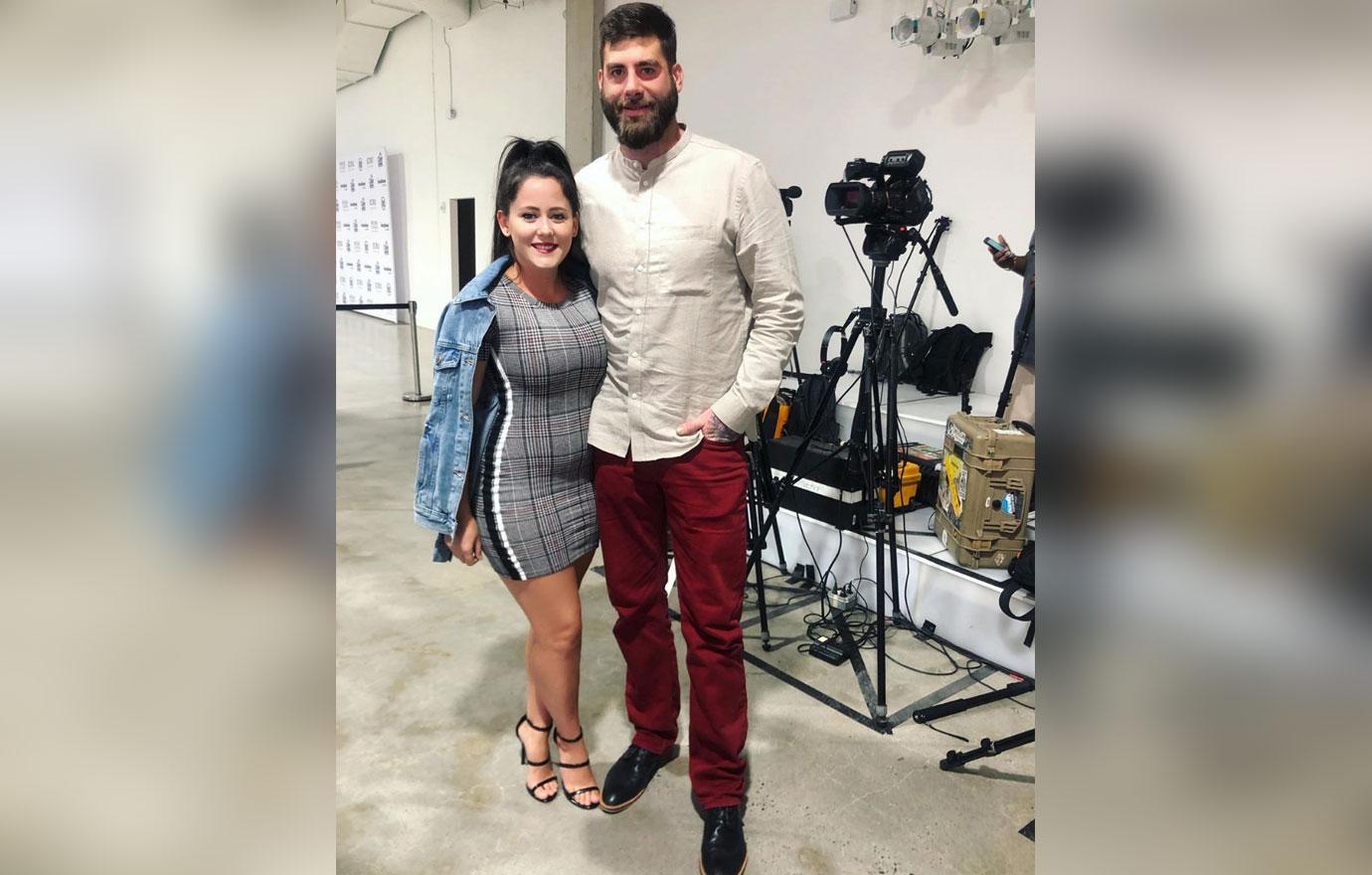 Jenelle Evans and David Eason in New York City.