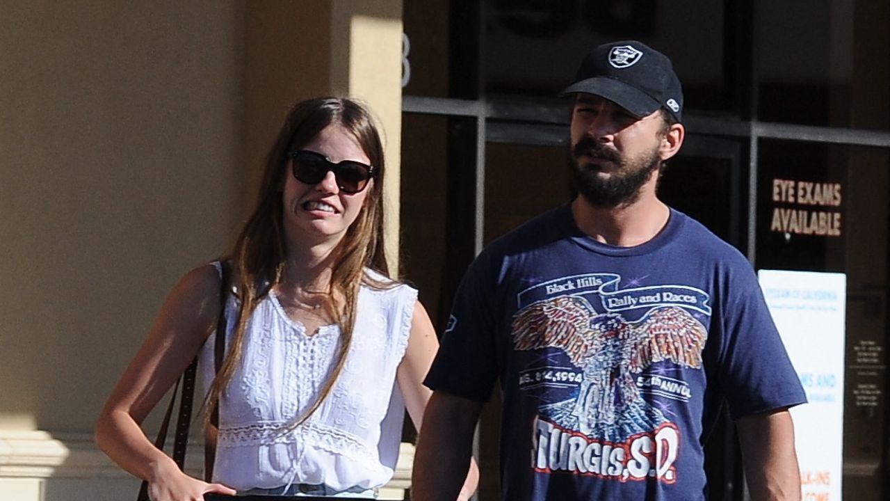 Photo of Shia LaBeouf and Mia Goth