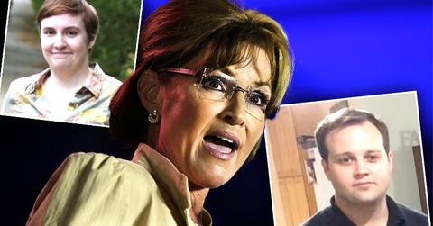 //sarah palin lena dunham media duggars