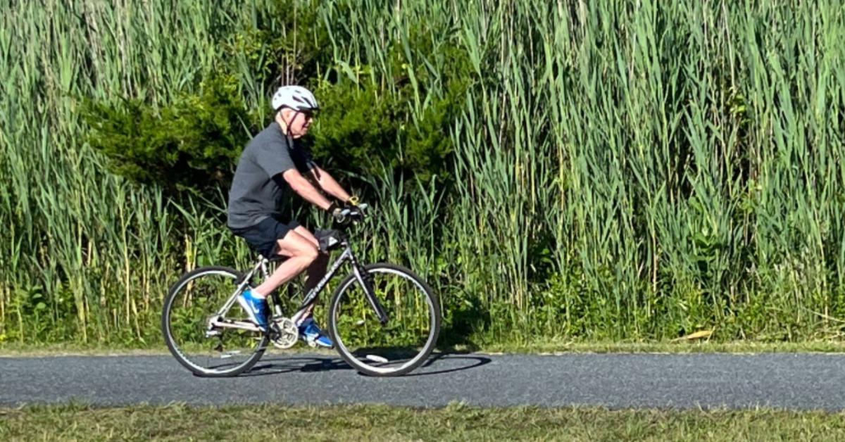 president joe biden crashes bike delaware failing health