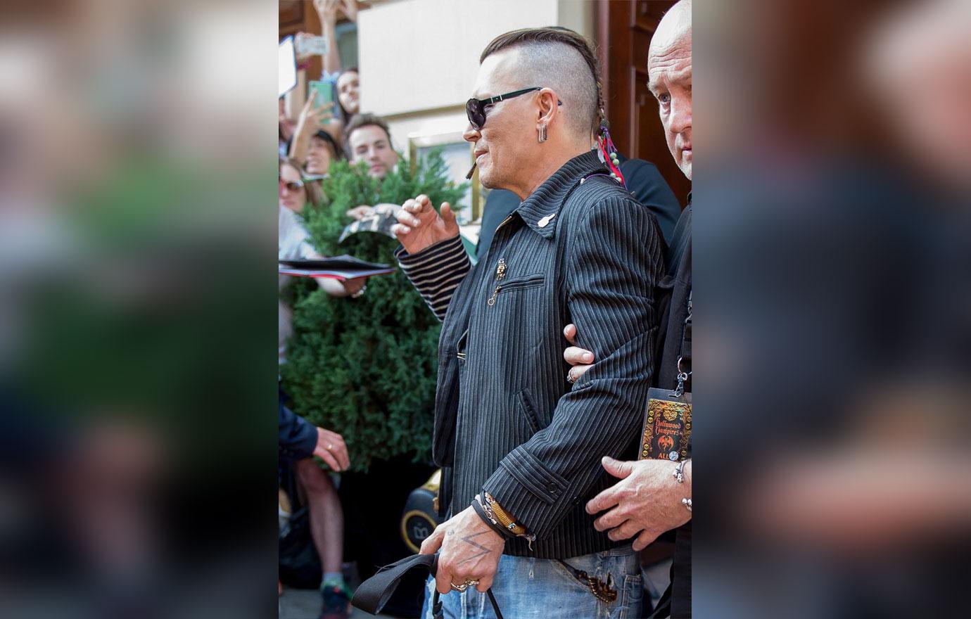 Johnny Depp Shaved Head Weight Loss