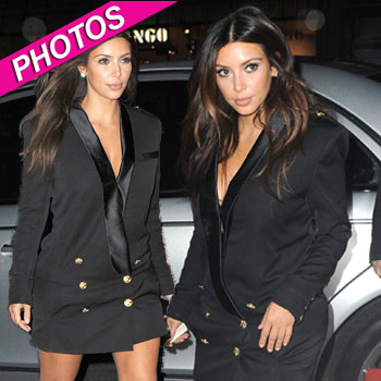 Kim k shop blazer dress