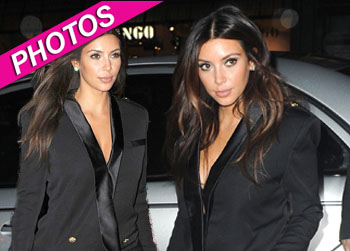 //kim kardashian suit dress