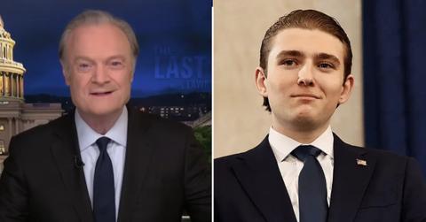 Lawrence O'Donnell and Barron Trump