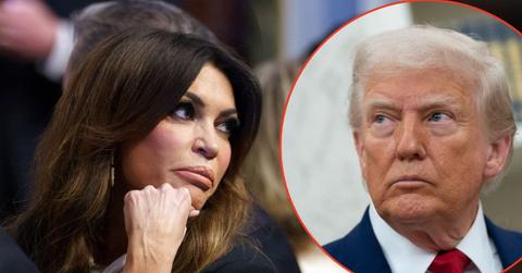 Photo of Kimberly Guilfoyle, Donald Trump