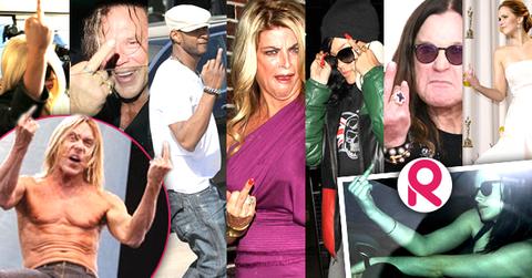 //flipping out celebs who gave the world the finger