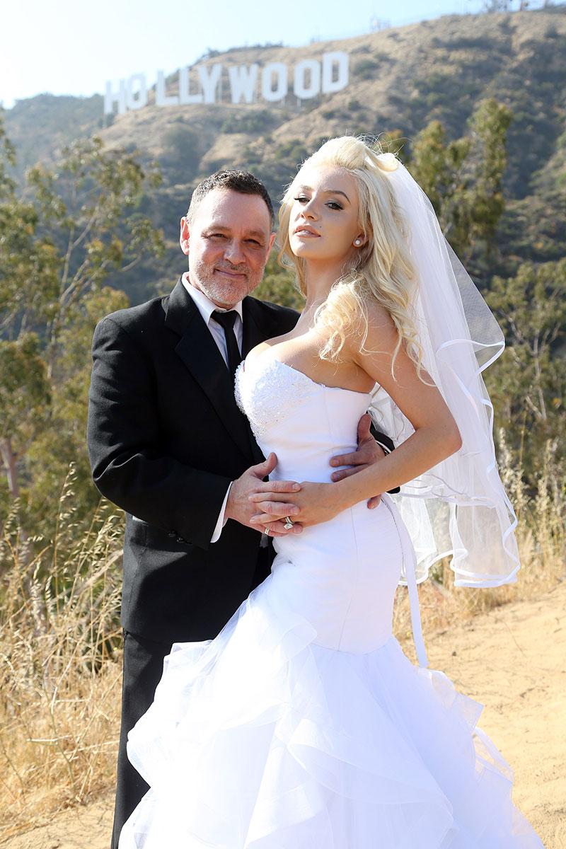 Pregnant Courtney Stodden Busts Out Of Her Wedding Dress During Vows 5405