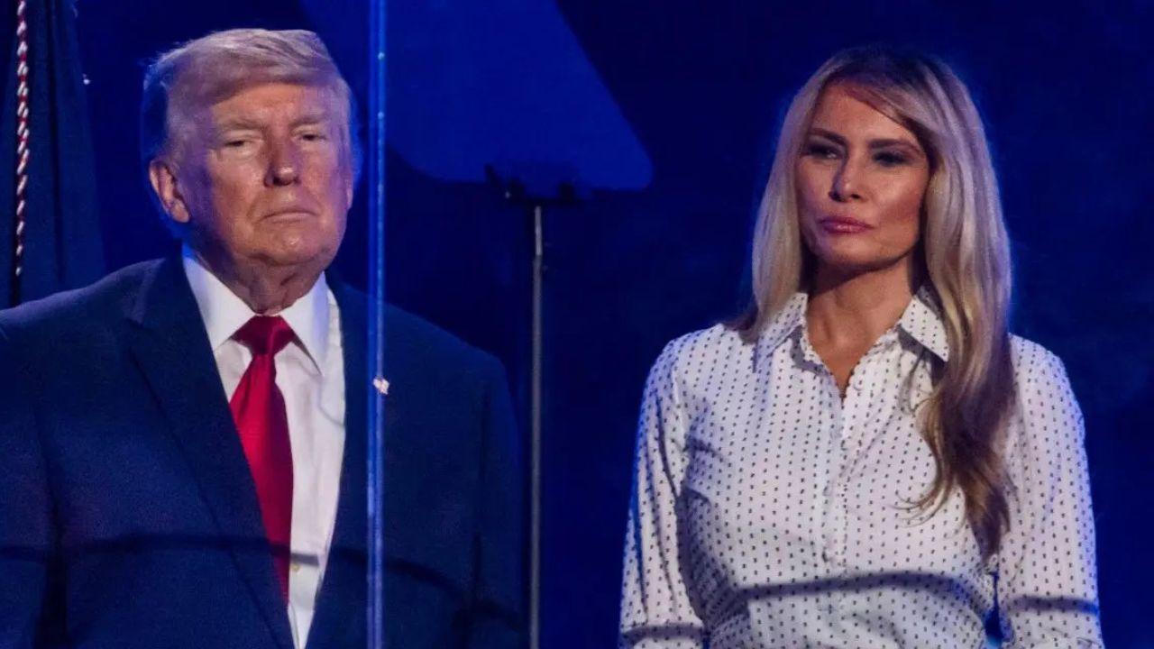 Melania Trump did not accompany Donald to Lindsey Graham's funeral.