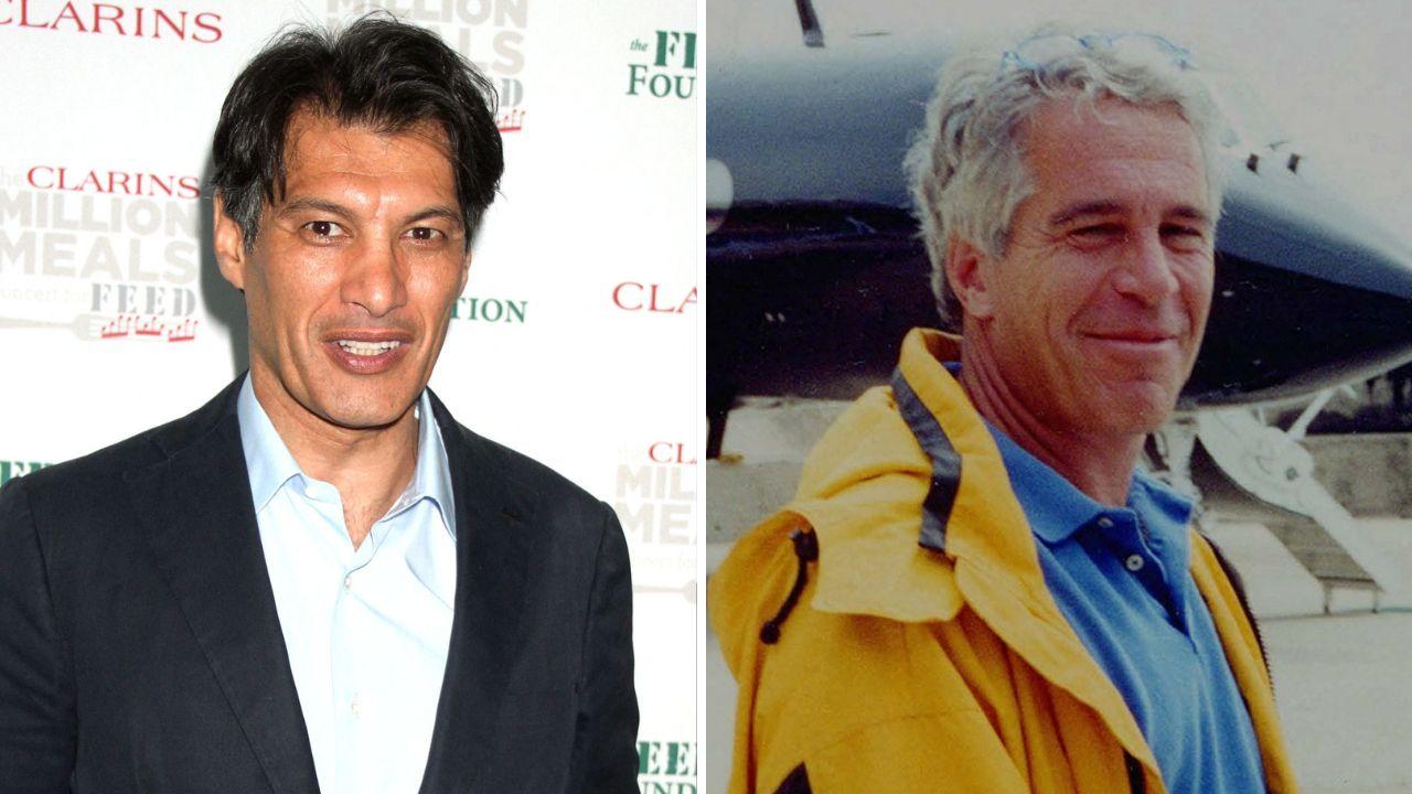 Photo of Frédéric Fekkai and Jeffrey Epstein