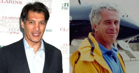 Photo of Frédéric Fekkai and Jeffrey Epstein
