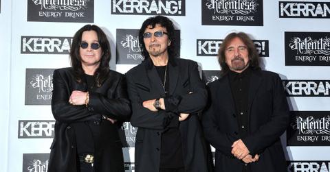 Photo of Ozzy Osbourne, Tony Iommi and Geezer Butler