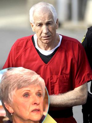 //dottie sandusky defends innocent jerry prison molestating children exclusive today nbc tall