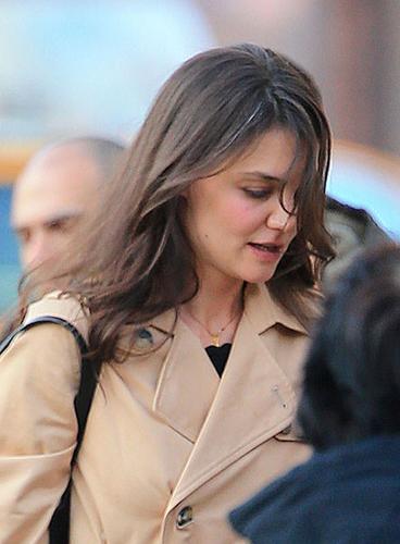 Katie Holmes Shows Gray Hair