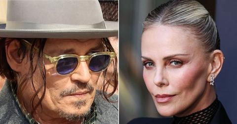picture of Johnny Depp and Charlize Theron